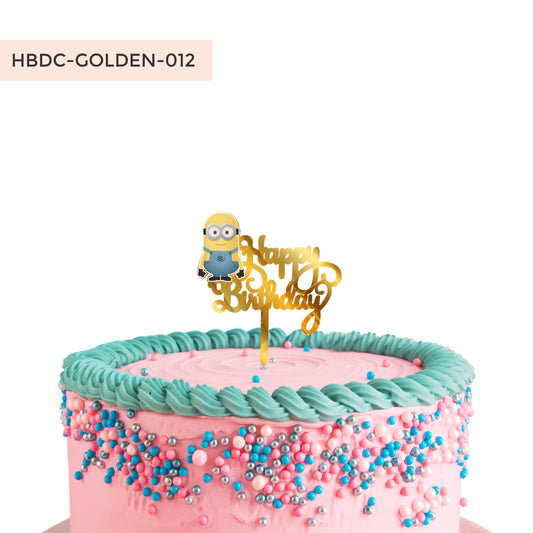 Acrylic Minion Cake Topper for Birthday