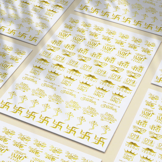 RAKHI RESIN STICKERS