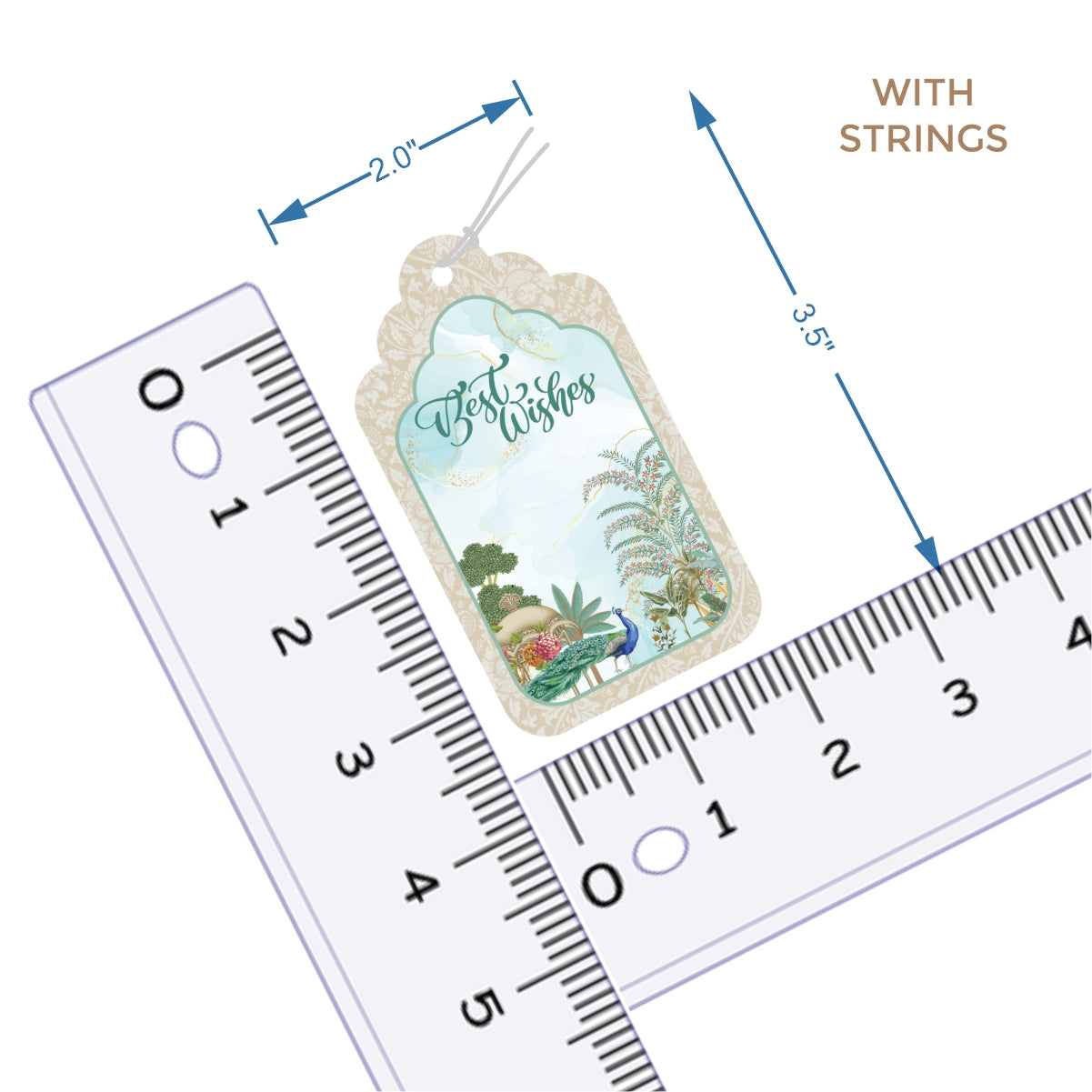 Best Wishes Tags Wedding Gift Tags