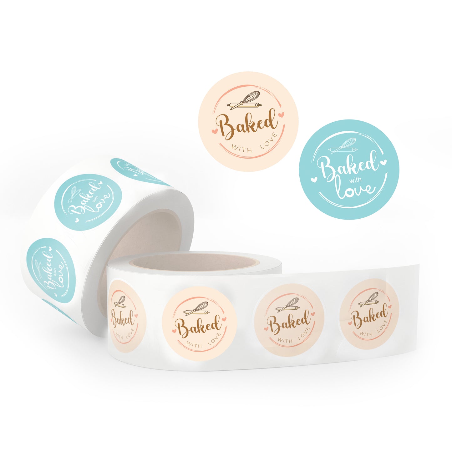 Baked with love Sticker