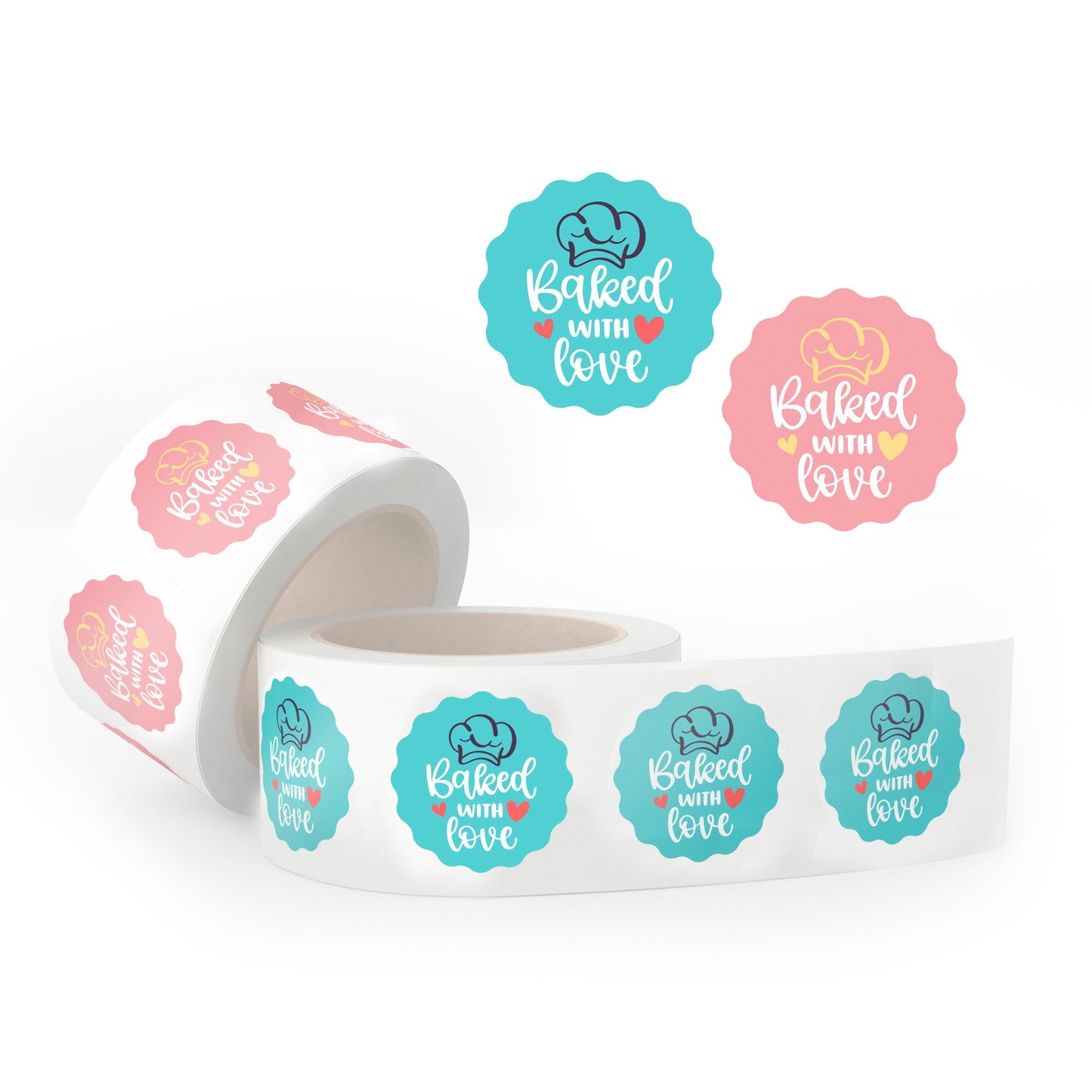Baked with love Sticker