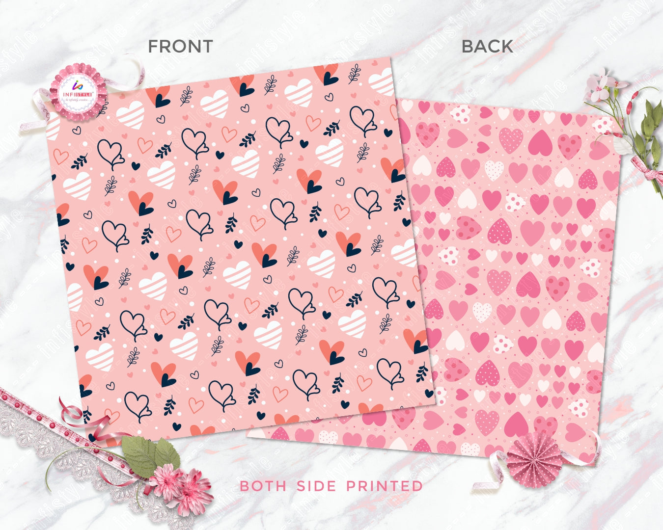 Scrapbooking Craft Paper Pack of 24
