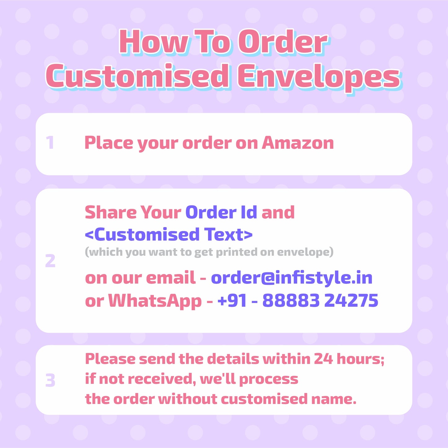 Custom Kids Gift Envelope for Gifting