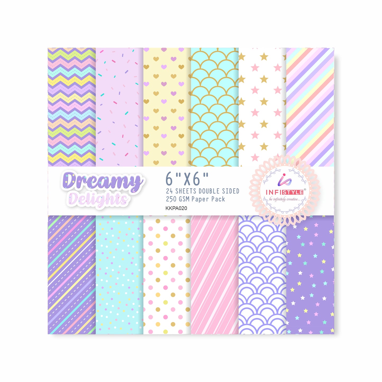 Dreamy Scrapbooking Paper 24 Sheets