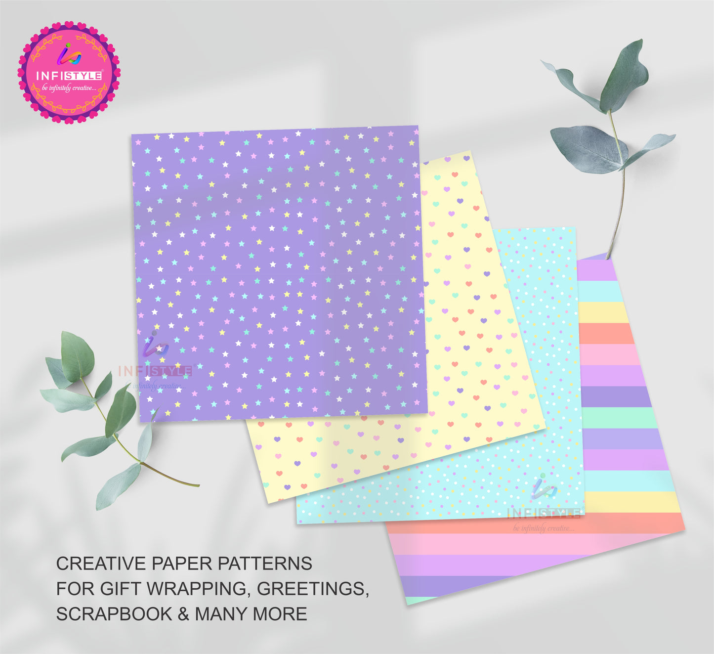 Dreamy Scrapbooking Paper 24 Sheets