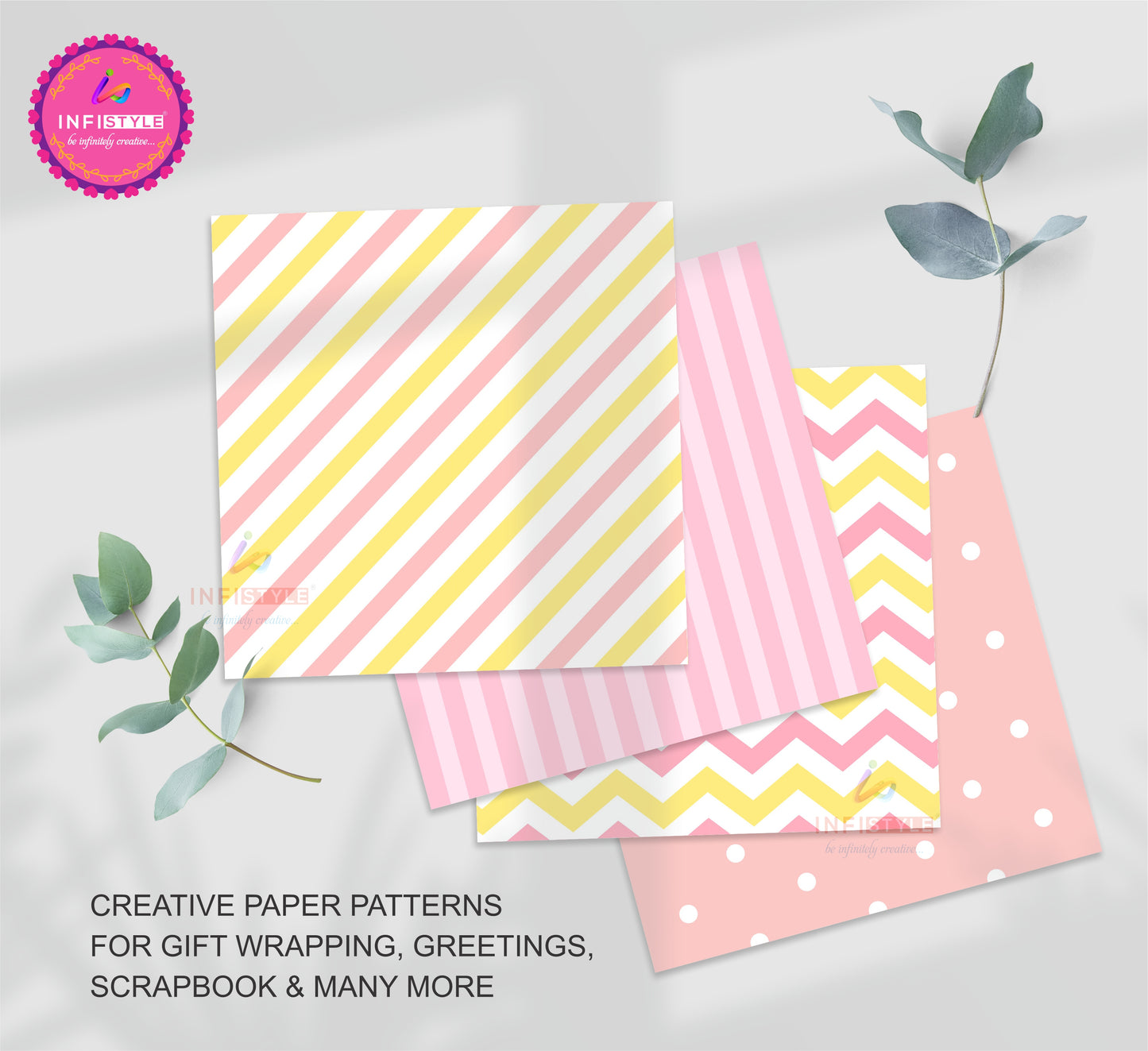 Scrapbooking Craft Paper Pack of 24