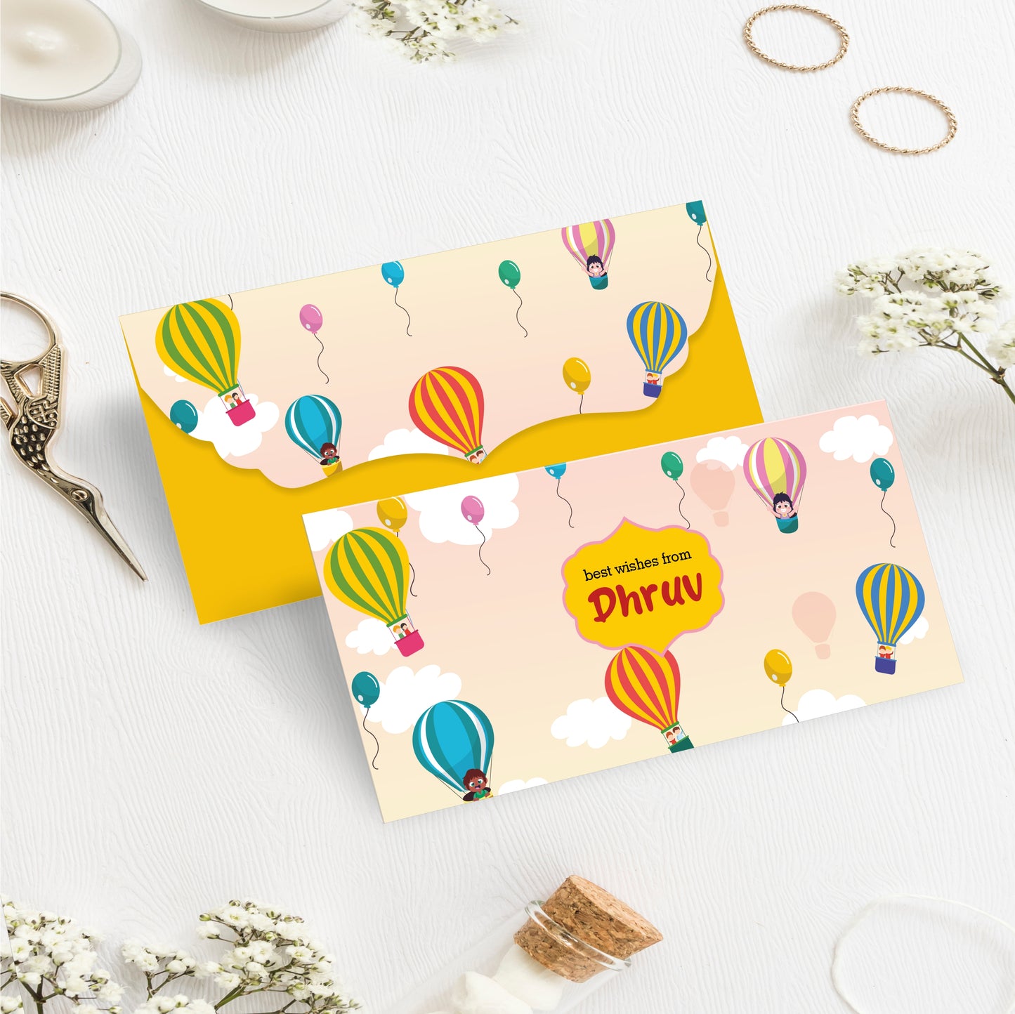 Custom Kids Gift Envelope for Gifting