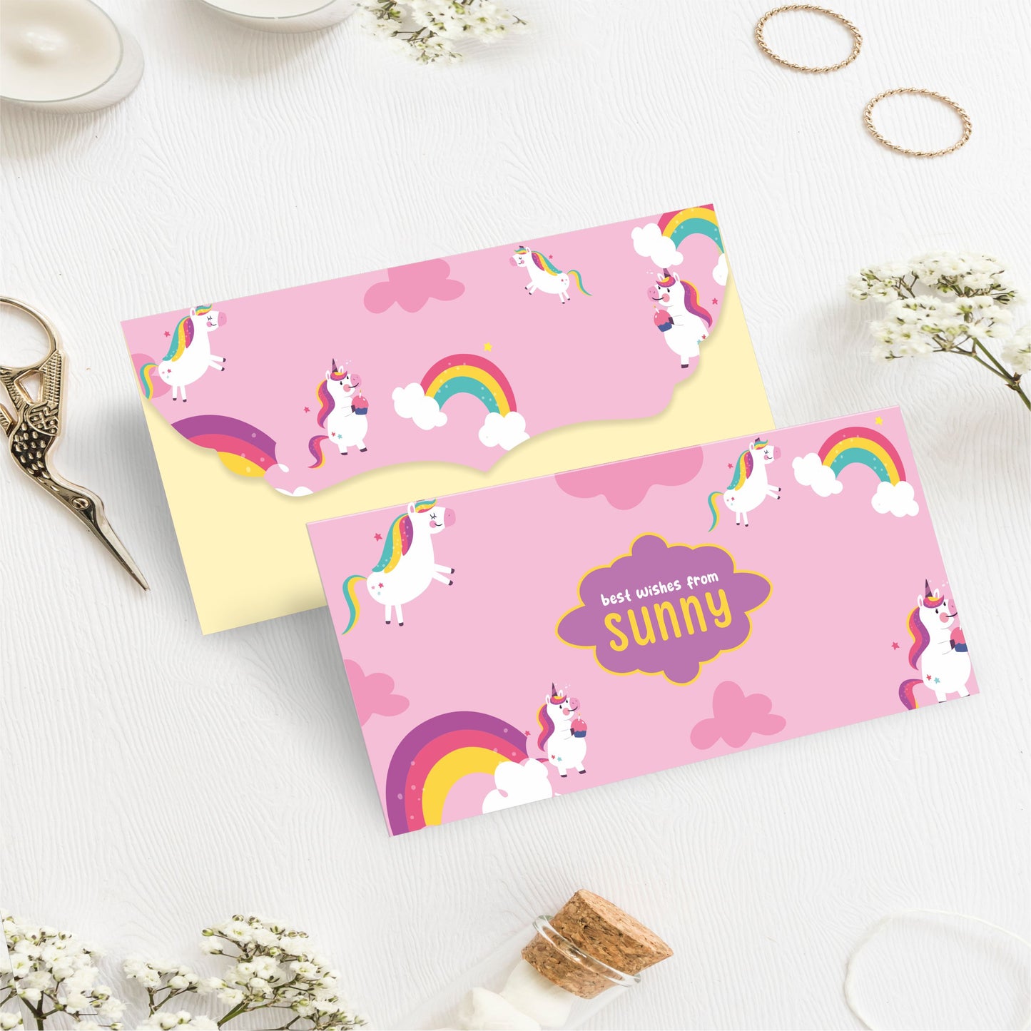 Custom Kids Gift Envelope for Gifting