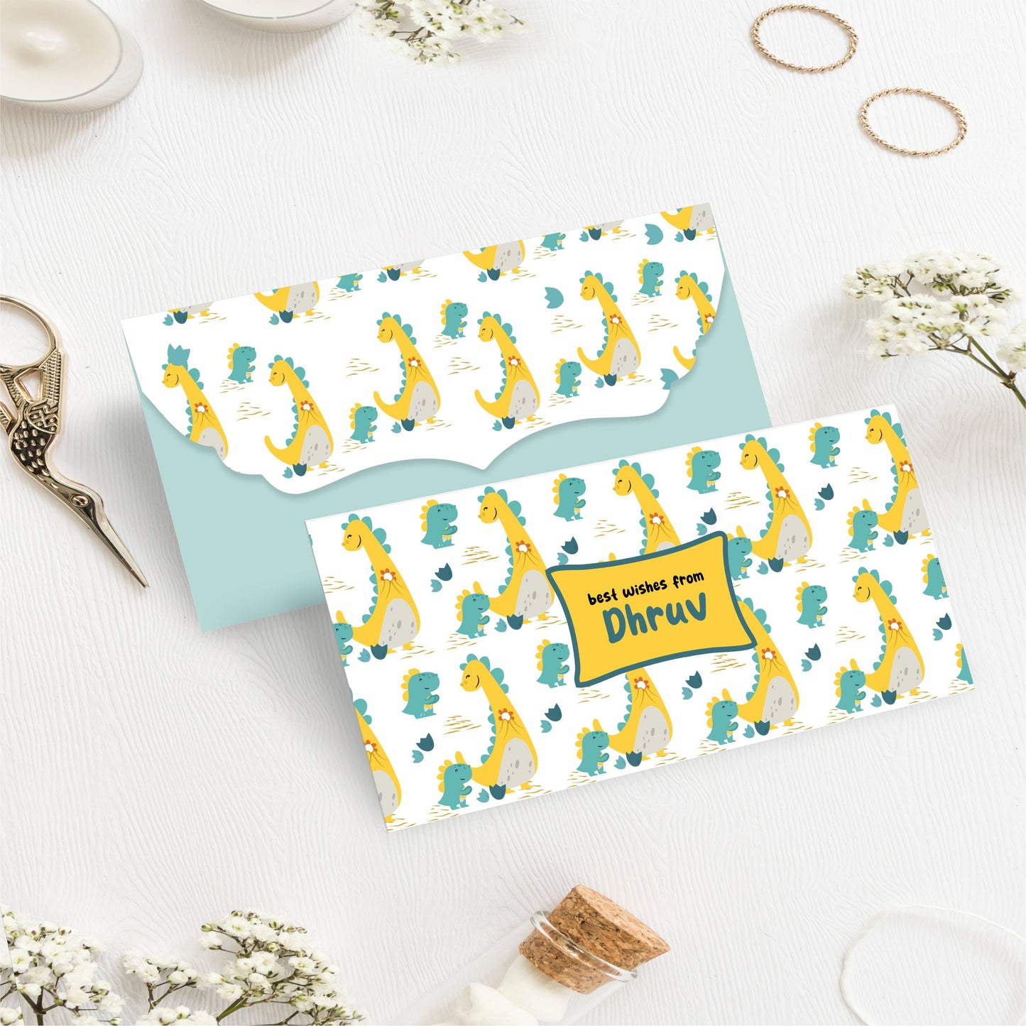 Custom Kids Gift Envelope for Gifting