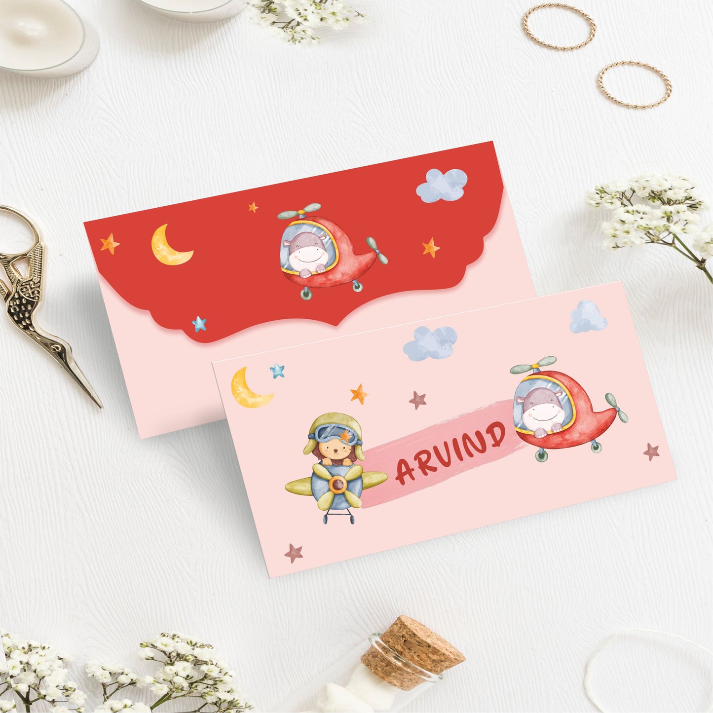 Custom Kids Gift Envelope for Gifting