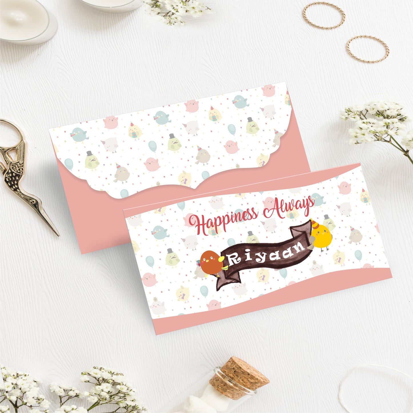 Custom Kids Gift Envelope for Gifting