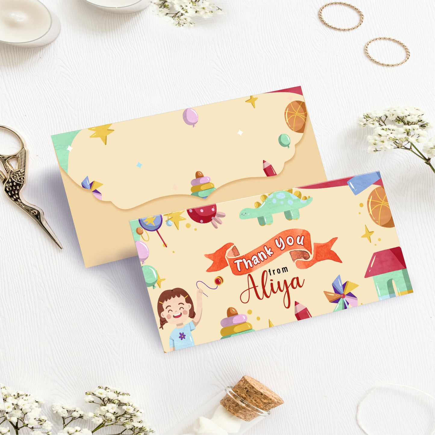 Custom Kids Gift Envelope for Gifting
