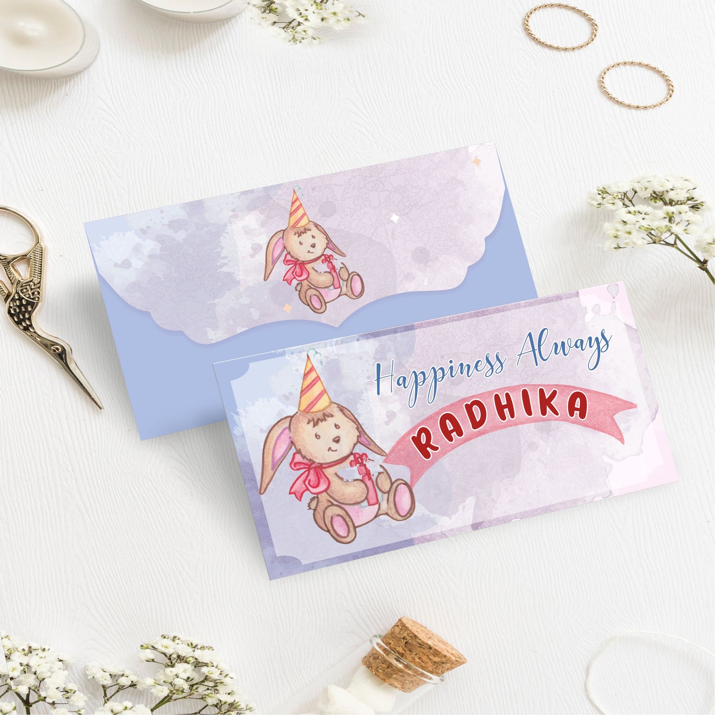 Custom Kids Gift Envelope for Gifting