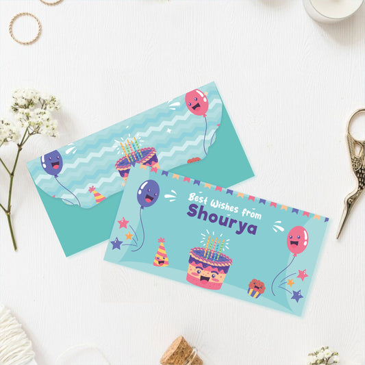 Custom Kids Gift Envelope for Gifting