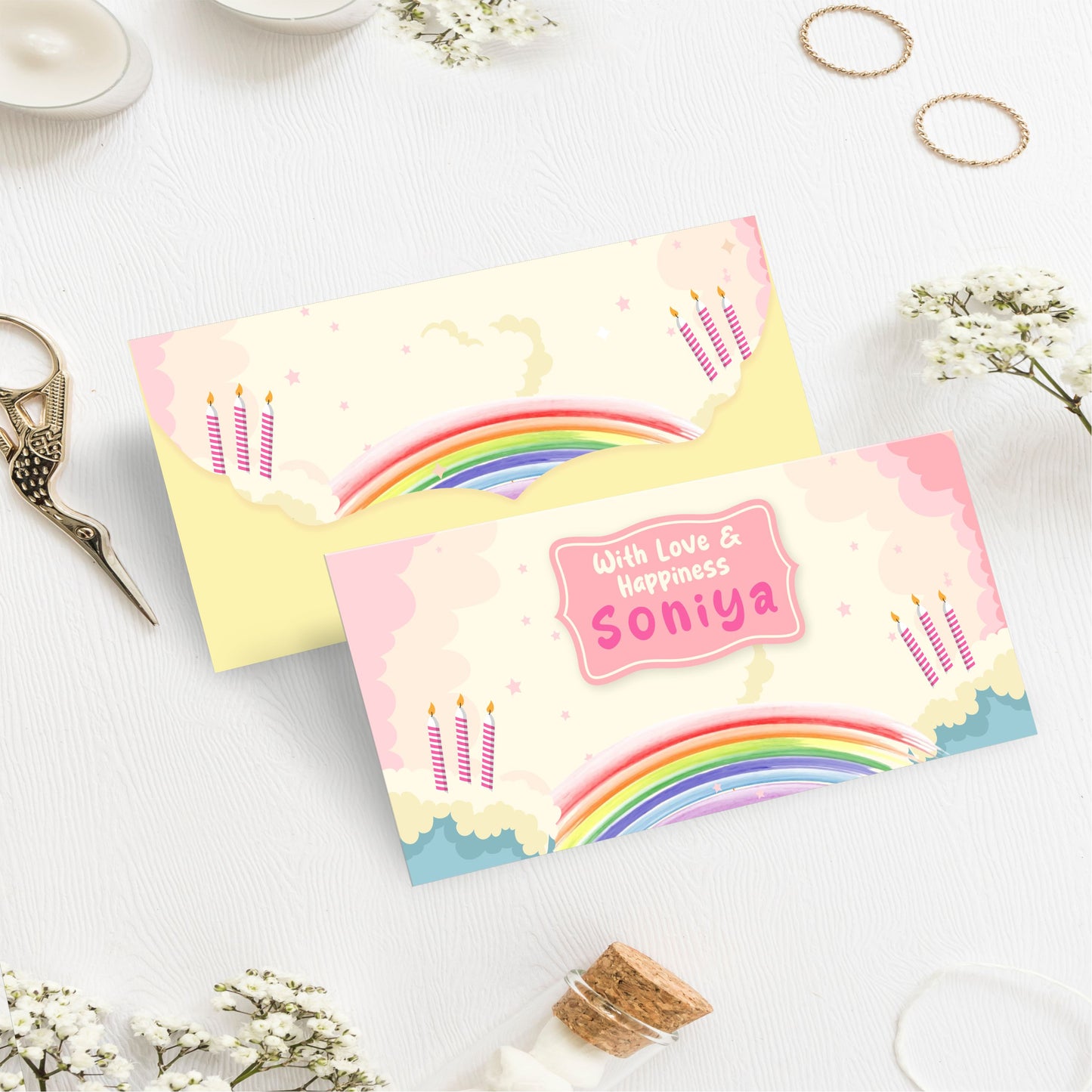 Custom Kids Gift Envelope for Gifting