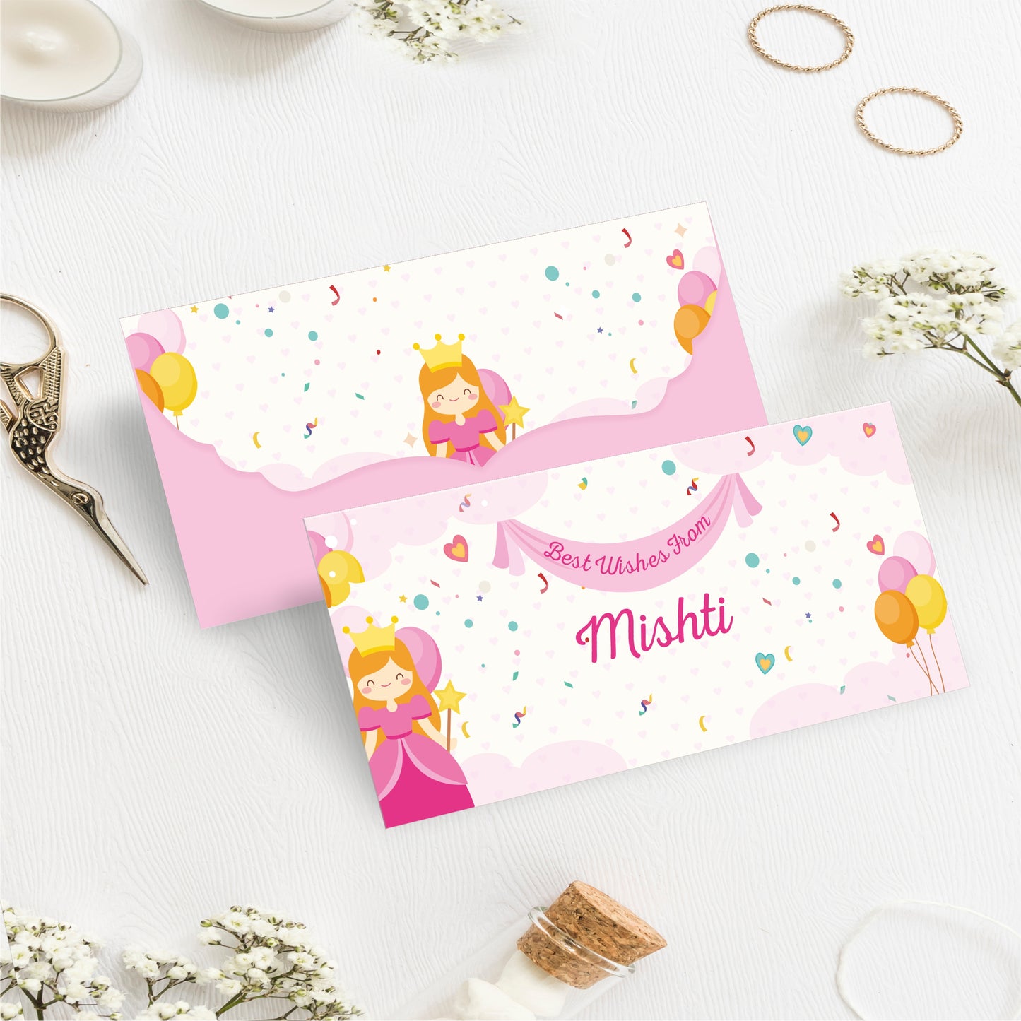 Custom Kids Gift Envelope for Gifting