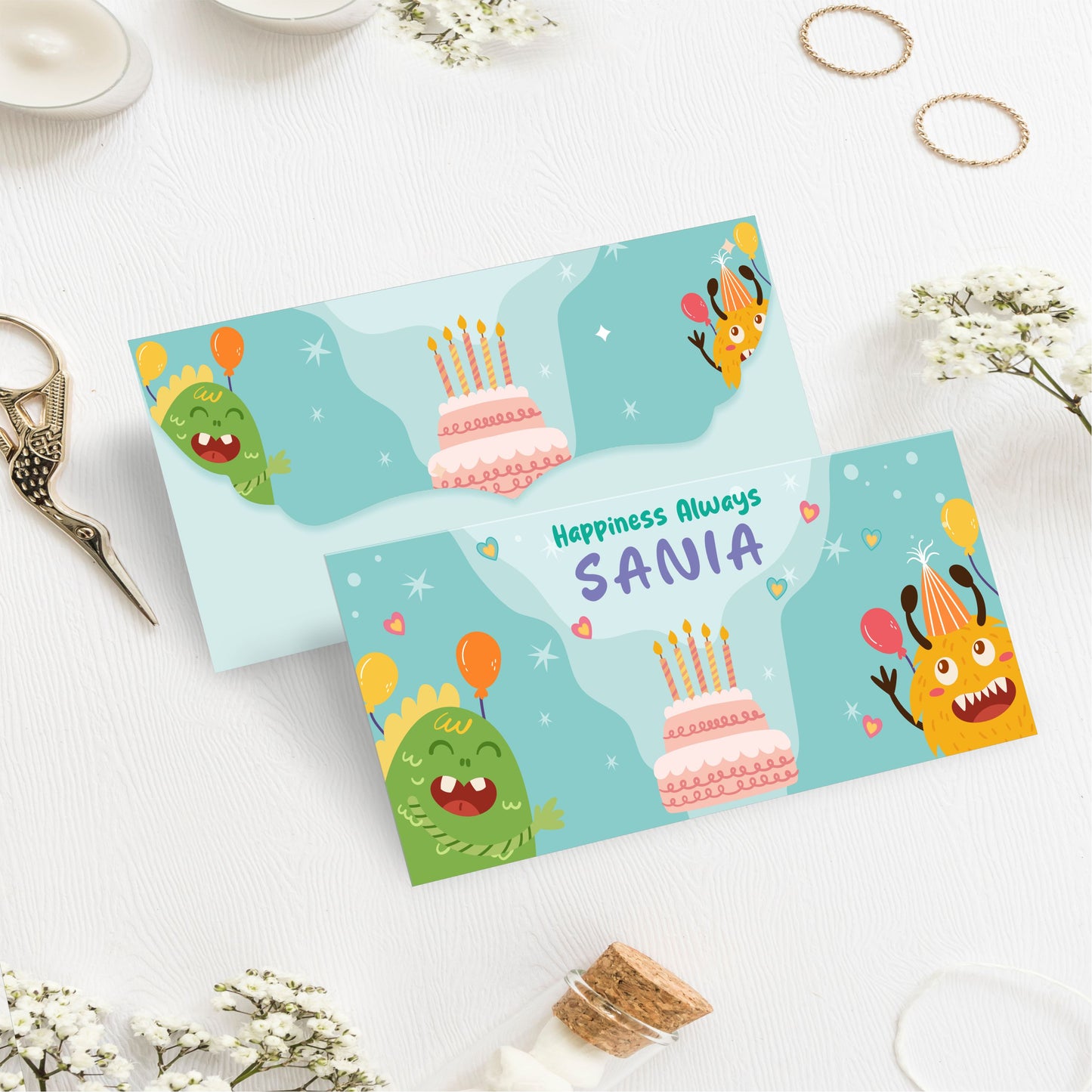 Custom Kids Gift Envelope for Gifting