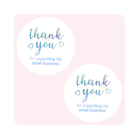 Thank You Stickers Roll for Small Business