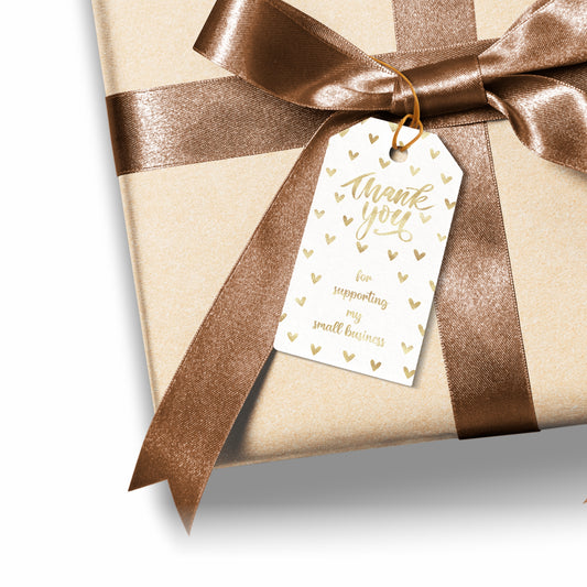 Thank You For Supporting My Business Tags