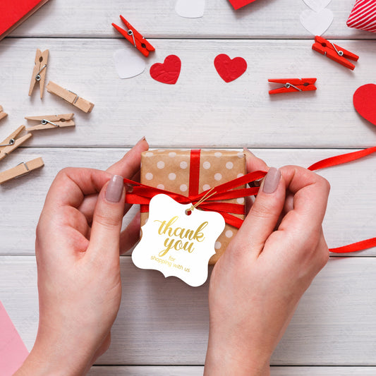 Thank You for Shopping with Us Tags