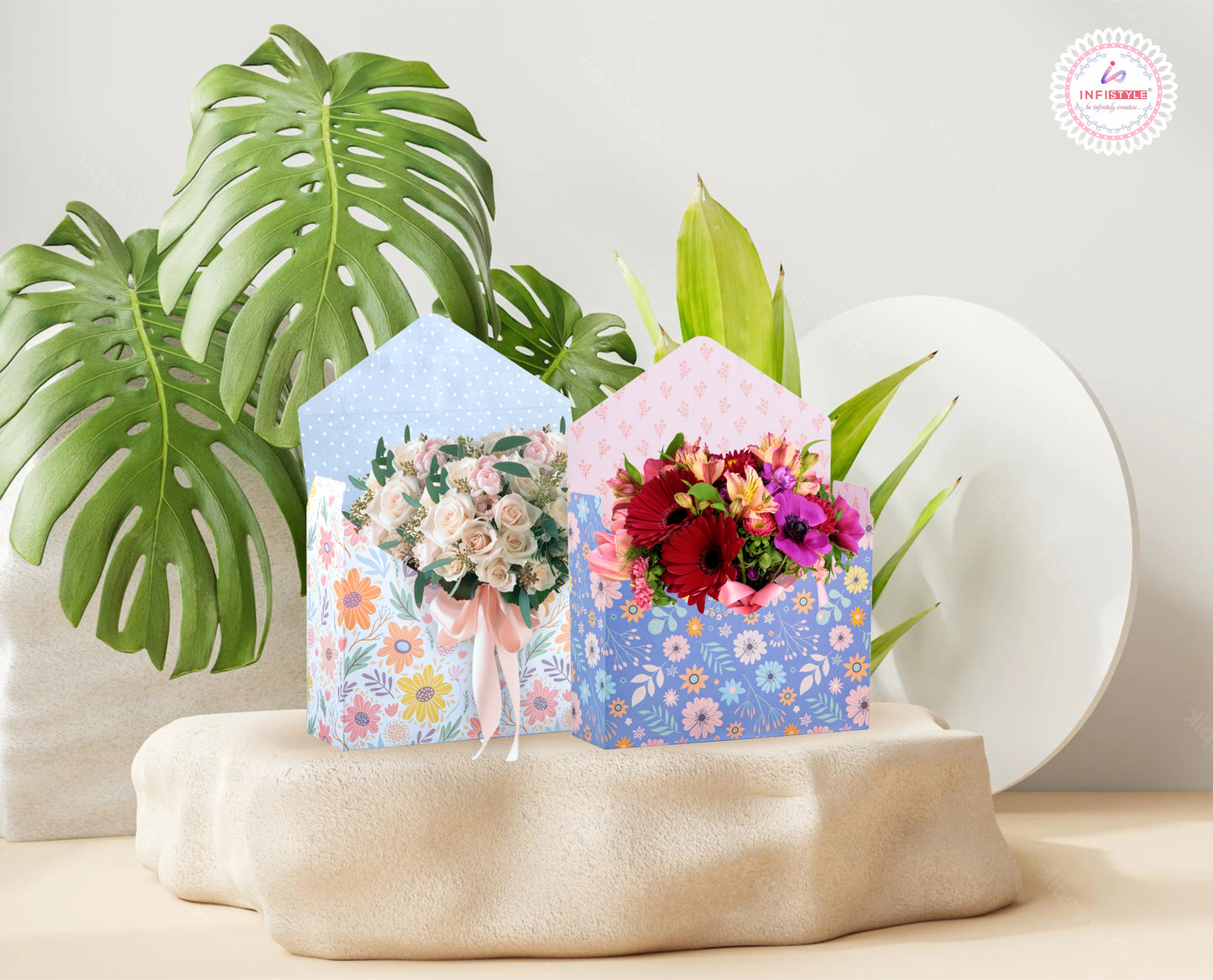 Bouquet Envelope For Gifts Floral Design Envelope Gifts Wedding Bouquet Boxes Envelope 5 Unique Designs 300 GSM Thick