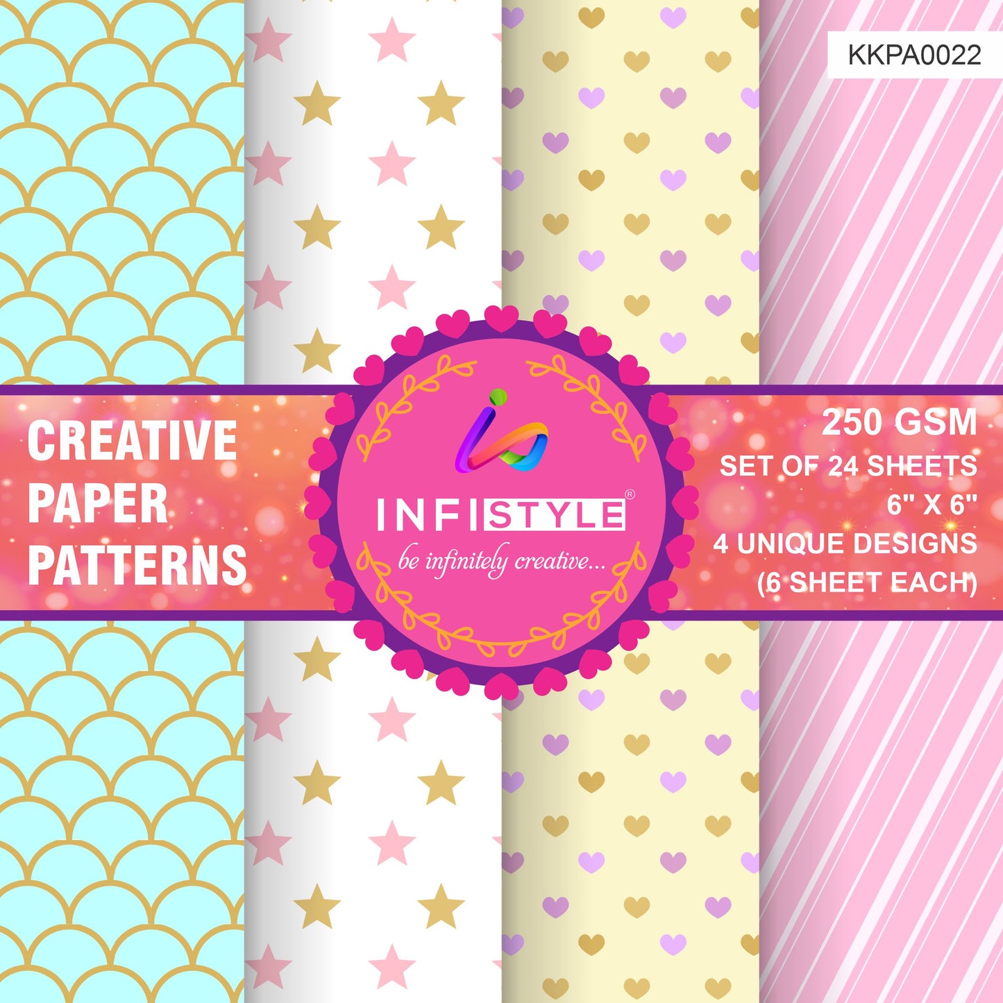 Scrapbooking Craft Paper 24 Sheets