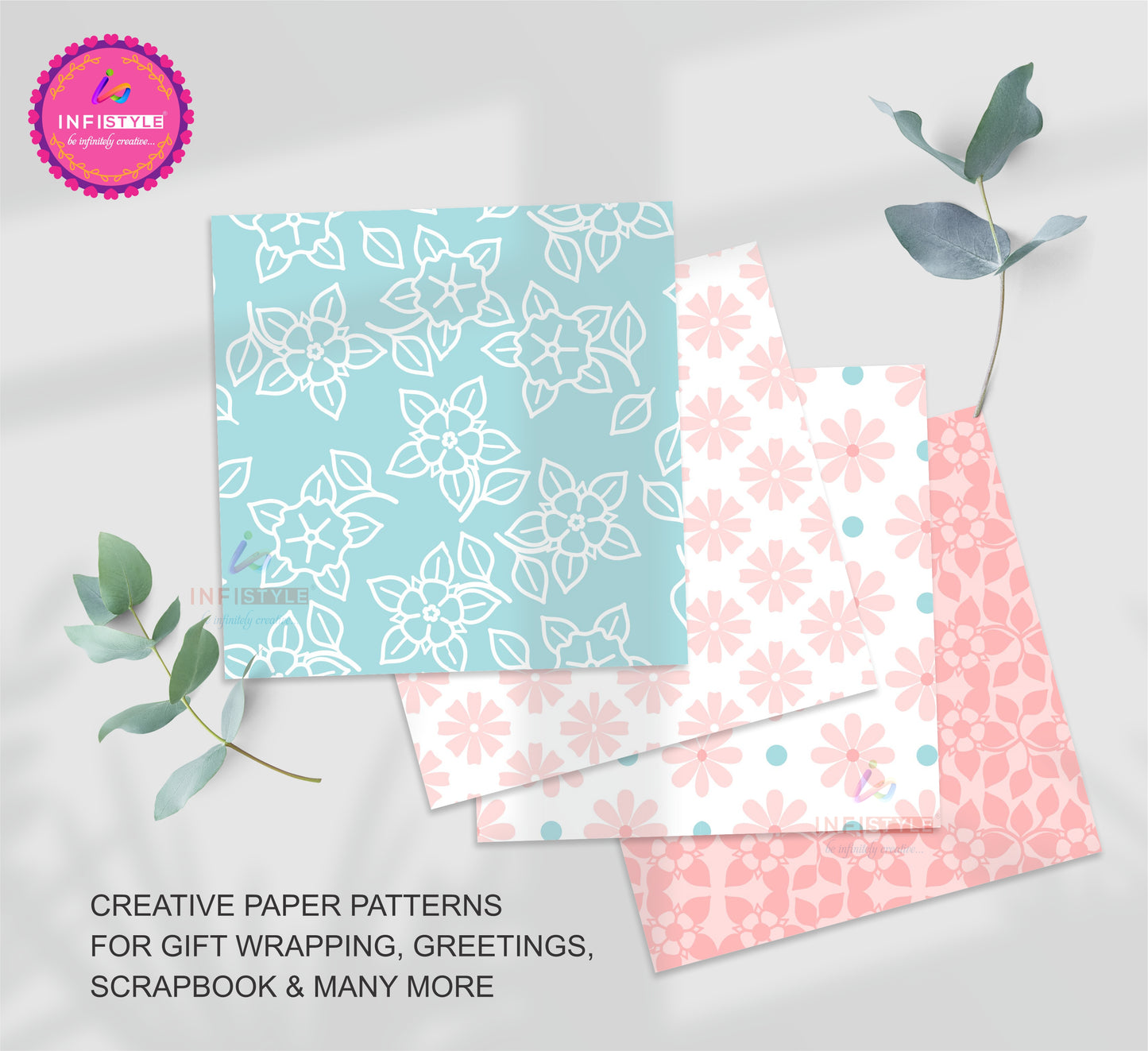 Scrapbooking Craft Paper Pack of 24