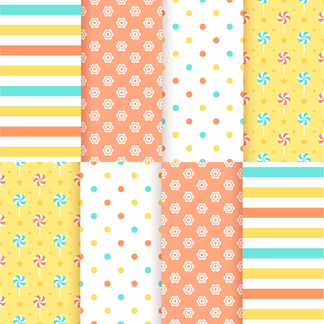 Scrapbook Craft Paper Pack of 24 Sheets