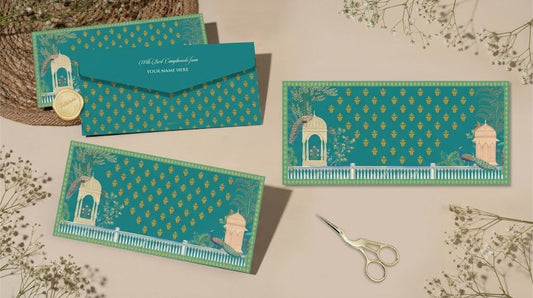 Shagun Envelope with Name | Personalized Wedding Lifafa Online