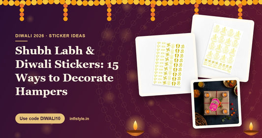 Shubh Labh & Diwali Stickers: 15 Ways to Decorate Hampers