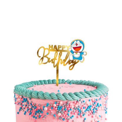 Acrylic Doraemon Birthday Cake Topper