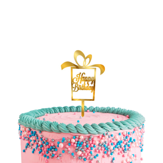 Happy Birthday Acrylic Cake Toppers