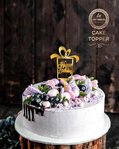 Happy Birthday Acrylic Cake Toppers