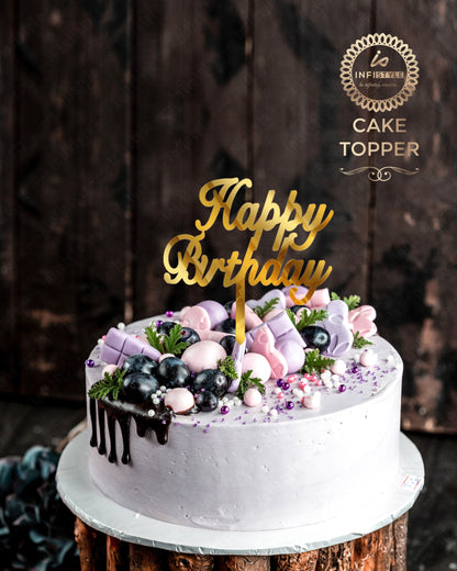 Acrylic Happy Birthday Cake Toppers