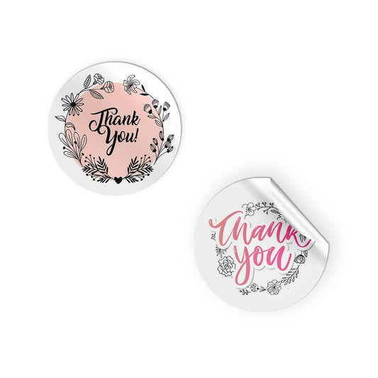 Thank You Stickers Labels