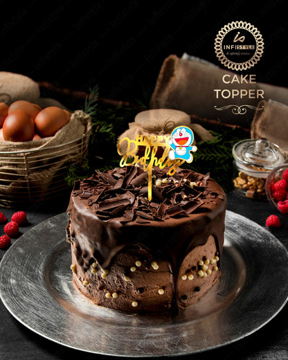 Acrylic Doraemon Birthday Cake Topper