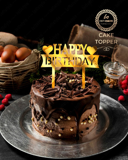 Happy Birthday Acrylic Cake Toppers