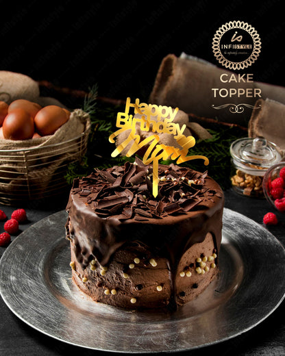 Happy Birthday Mom Acrylic Cake Toppers