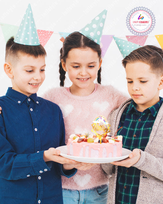 Acrylic Unicorn Birthday Cake Toppers