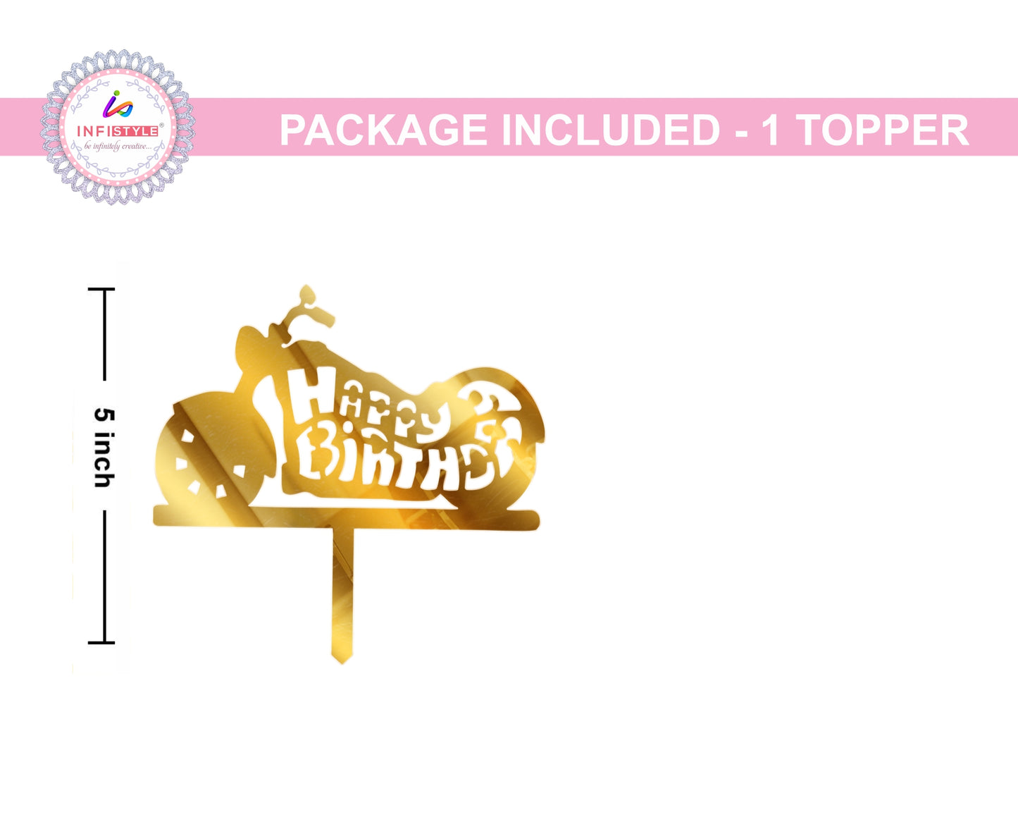 Happy Birthday Acrylic Cake Toppers