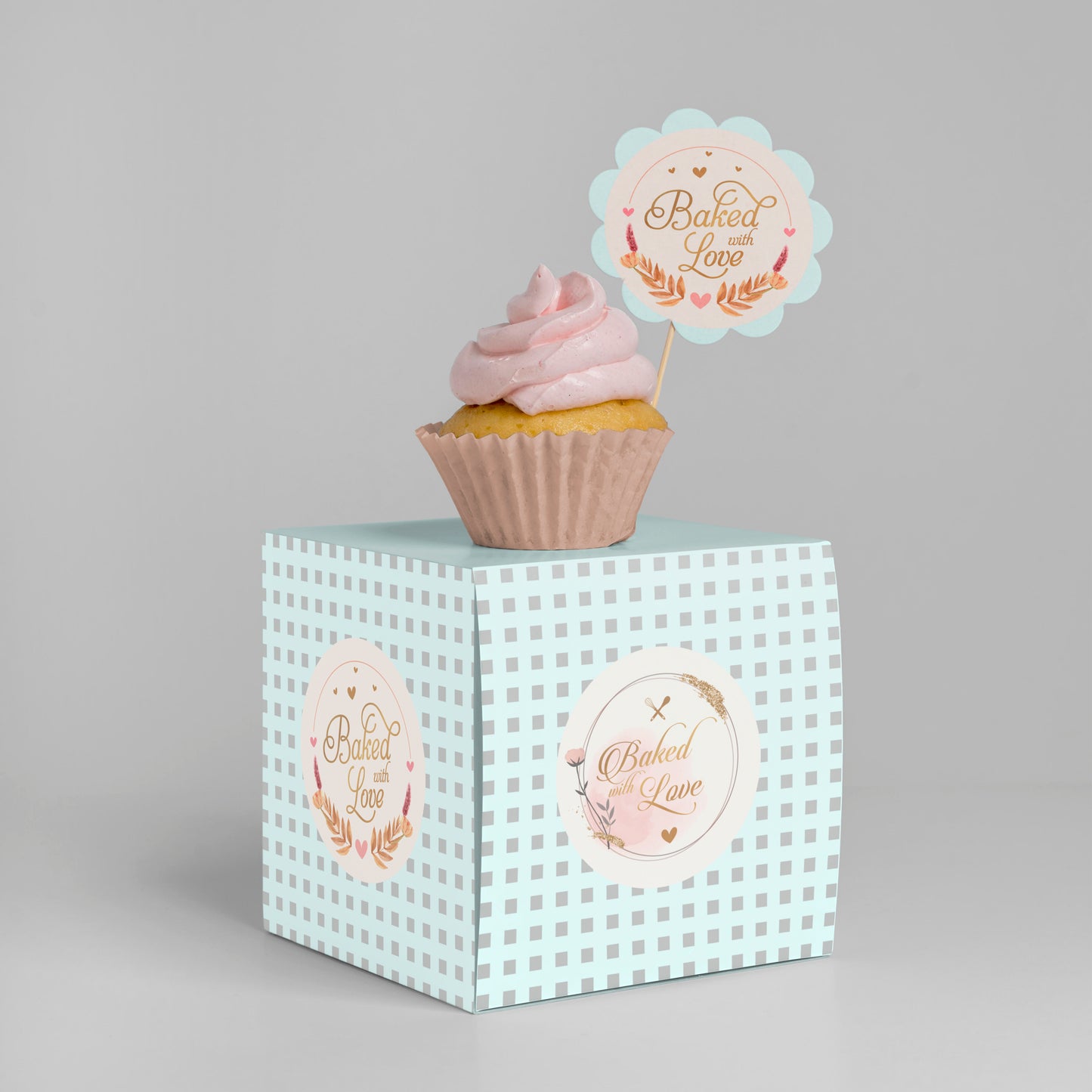 Baked with love Sticker