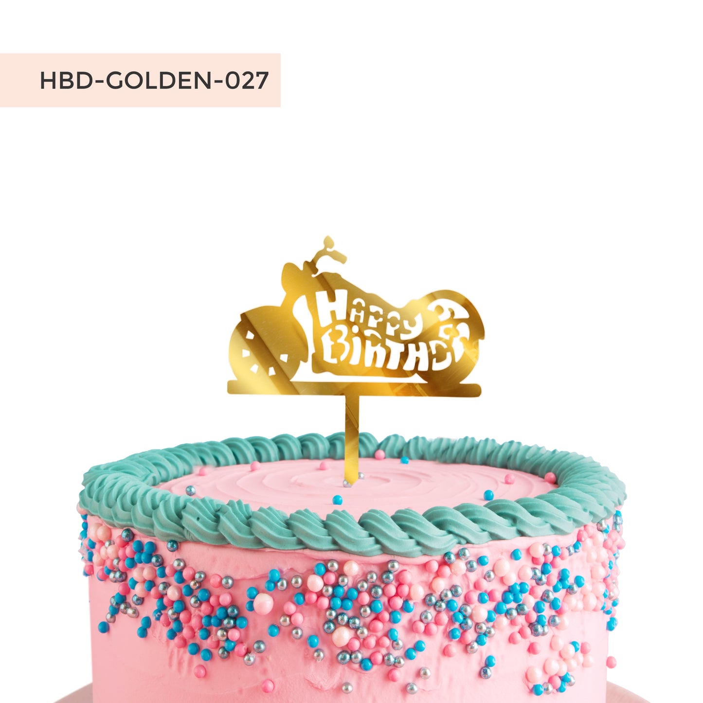 Happy Birthday Acrylic Cake Toppers