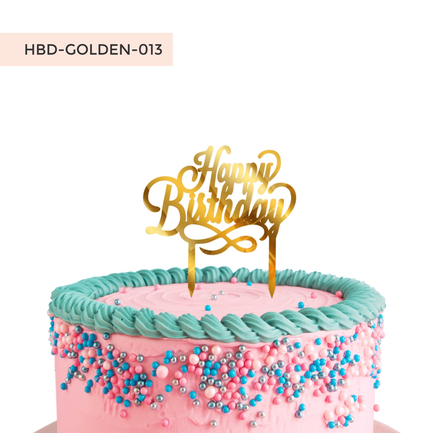 Happy Birthday Acrylic Cake Toppers