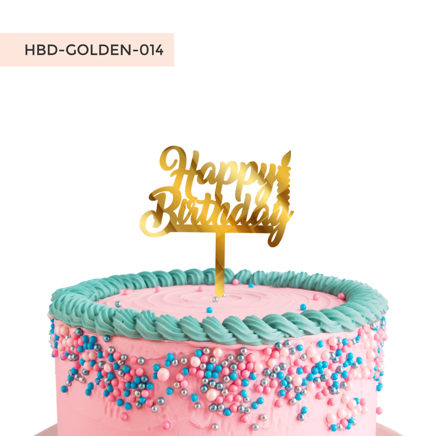 Happy Birthday Acrylic Cake Toppers