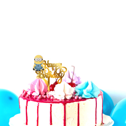 Acrylic Minion Cake Topper for Birthday