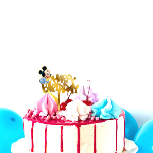 Acrylic Mickey Baby Cake Birthday Topper