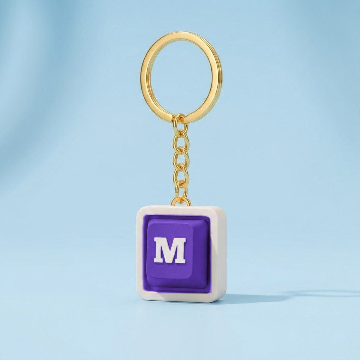 Personalized Keyboard Clicker Custom Alphabet Fidget Letters Keychain