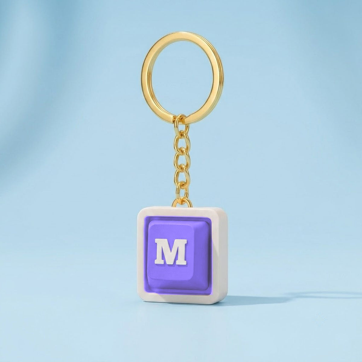 Personalized Keyboard Clicker Custom Alphabet Fidget Letters Keychain