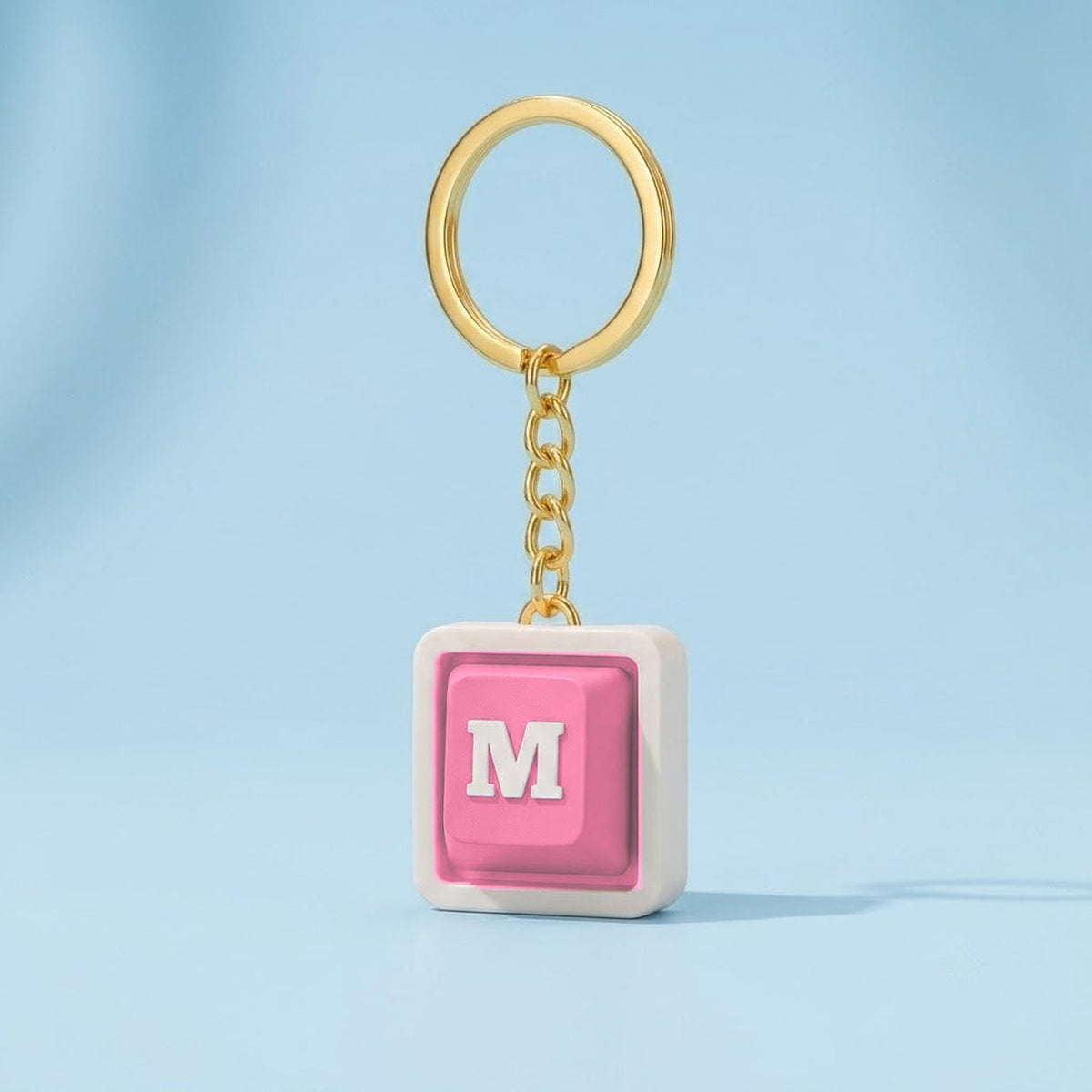 Personalized Keyboard Clicker Custom Alphabet Fidget Letters Keychain