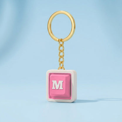 Personalized Keyboard Clicker Custom Alphabet Fidget Letters Keychain